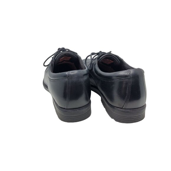 Mens Rockport Walkability Black Waterproof Leather Cap Toe Lace Up Shoes main image 8